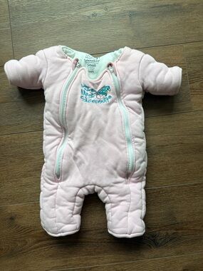 Baby Merlin’s Magic Sleepsuit Pink Quilted Sleep Sack - Small